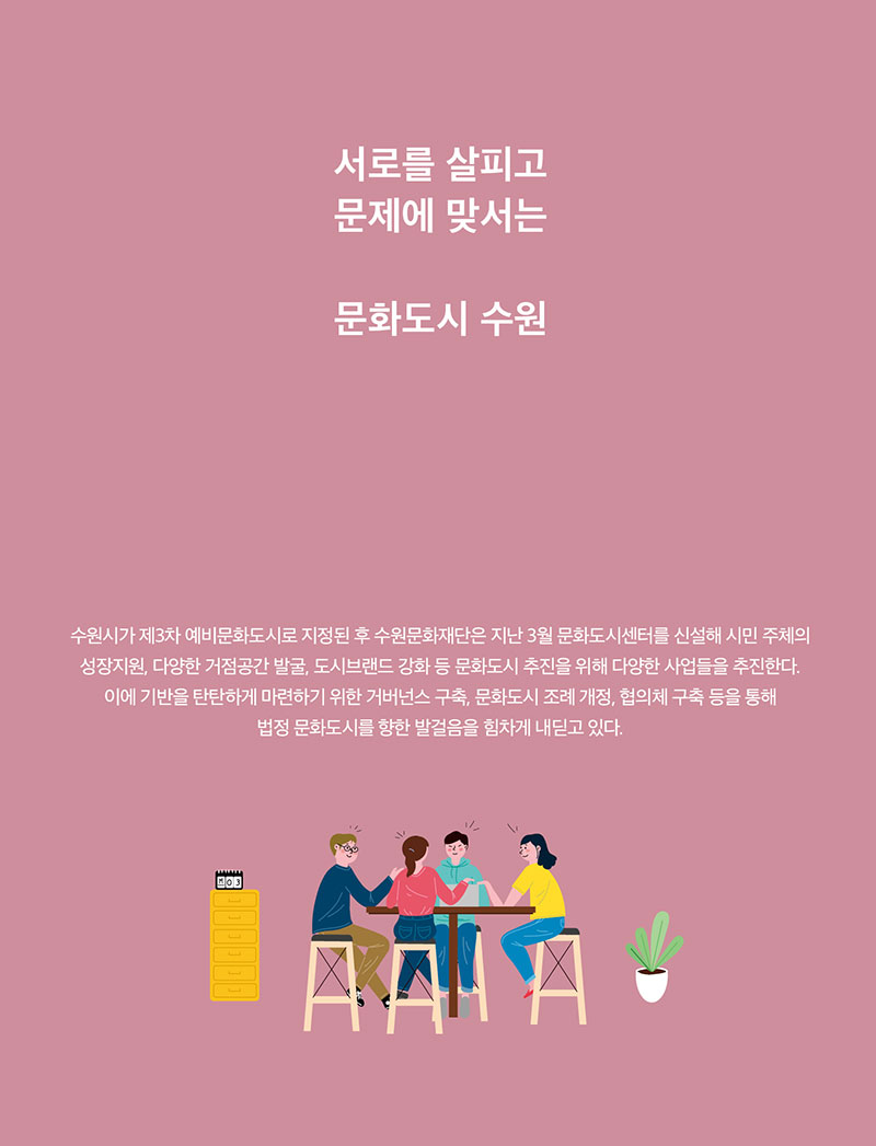 문화탐방 3 서로를 살피고 문제에 맞서는 문화도시 수원