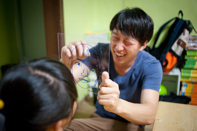 동네방네 영화만들기 체험 모습