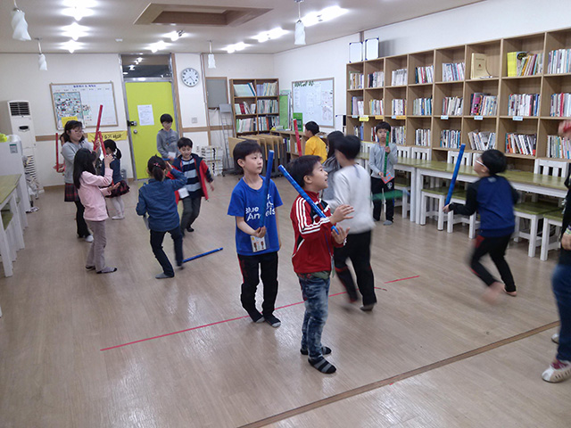 감정표현, 괜찮아 프로그램 체험 모습