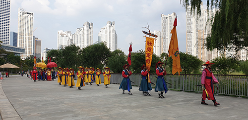 장용영 수위의식 행사 사진1