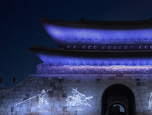 빛의 산책로, 수원화성