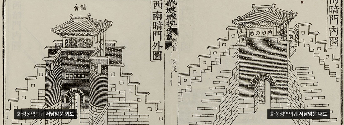 화성성역의궤 서남암문 (선택된 큰 사진)