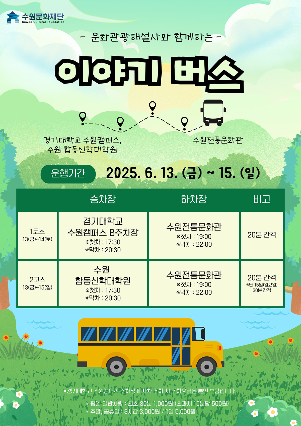 문화관광해설사와 함께하는 이야기버스 - 이미지 관련 내용은 하단 참조