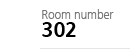 Room number 302