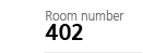 Room number 402