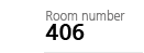 Room number 406
