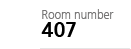 Room number 407