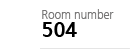 Room number 504