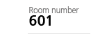 Room number 601