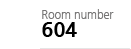 Room number 604